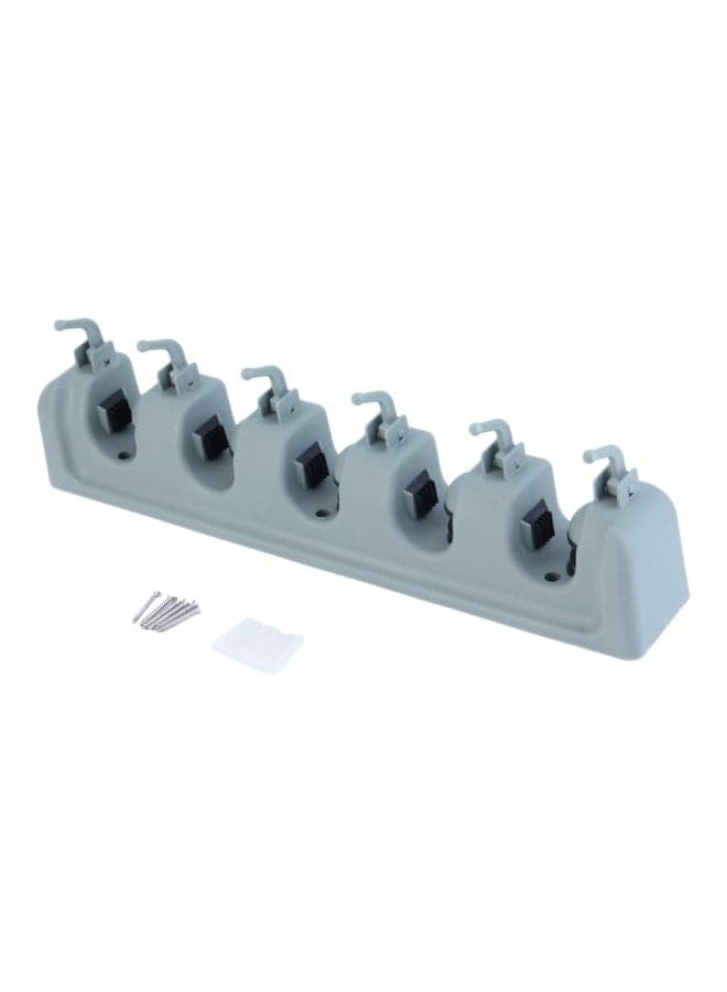 Wall Mounted Mop Holder Grey