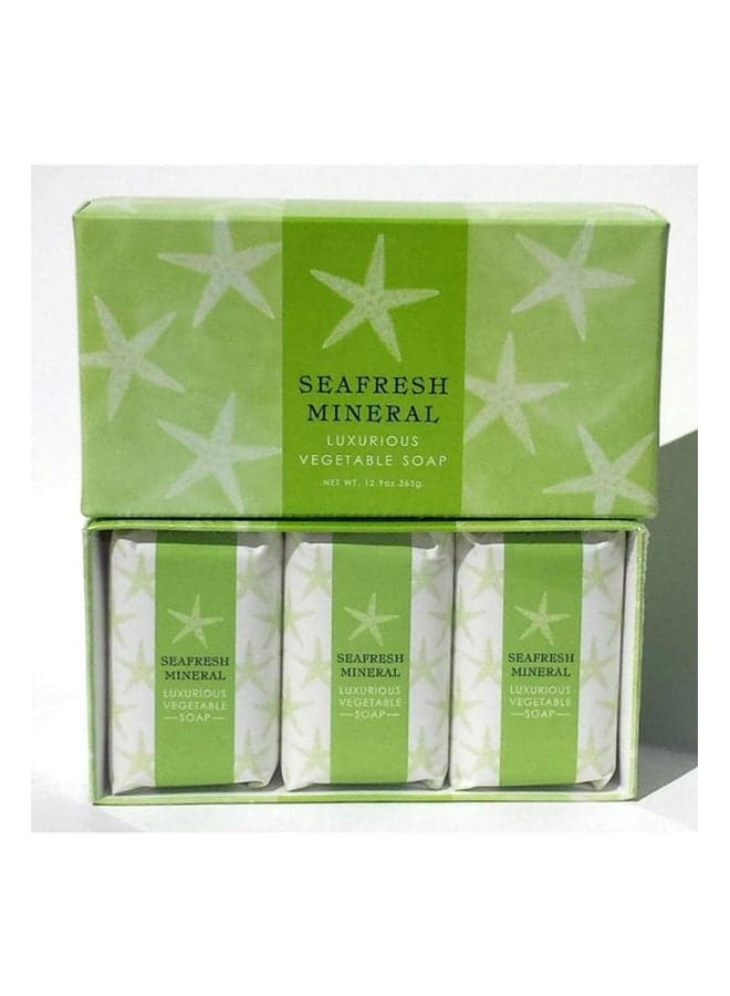 3-Piece Seafresh Mineral Luxurious Vegetable Soap