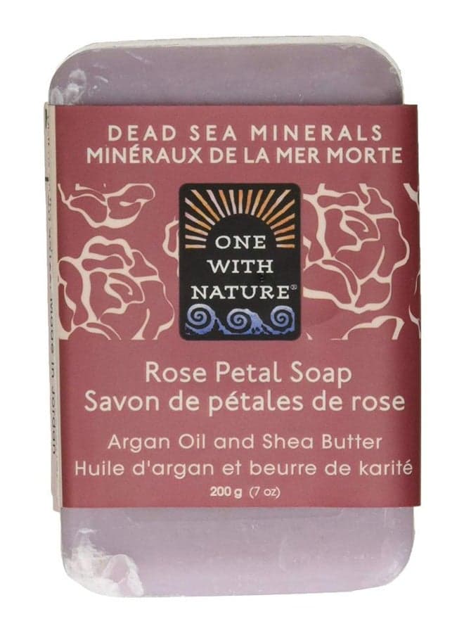6-Piece Nature Rose Petal Dead Sea Mineral Soap
