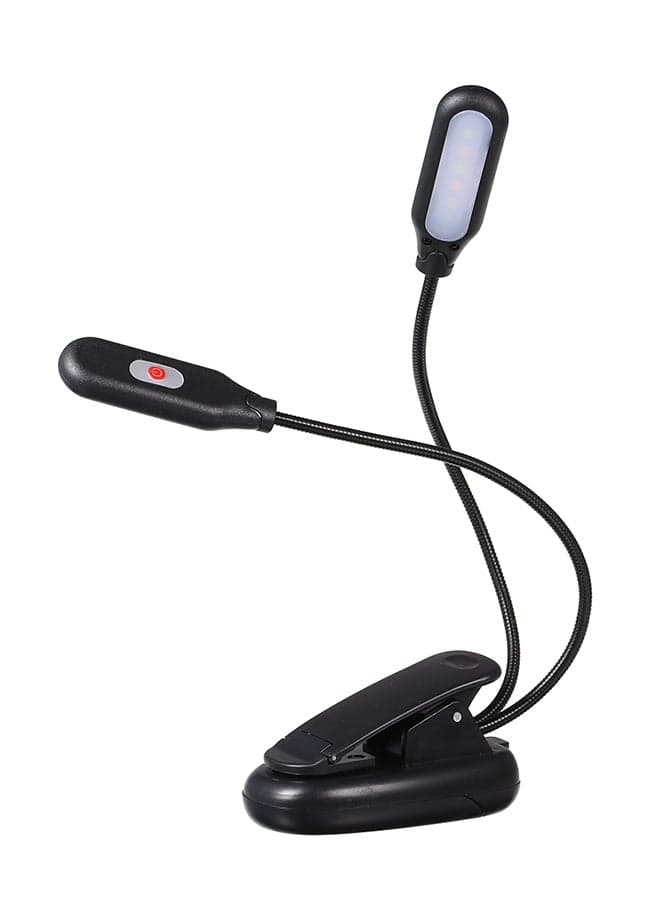 2 LED Light Colors 3 Illumination Modes Table Lamp Black 95grams