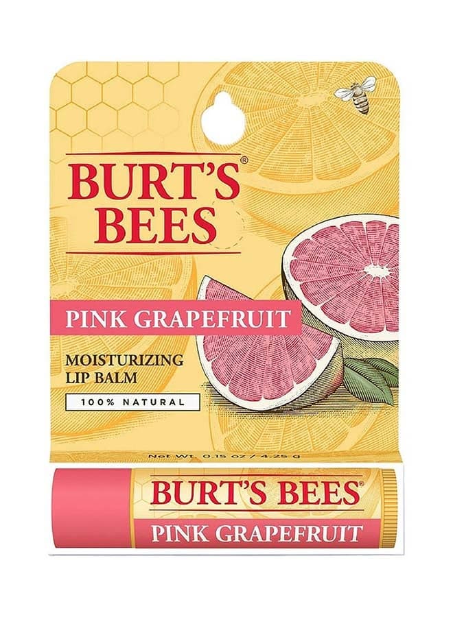Grapefruit Moisturizing Lip Balm White