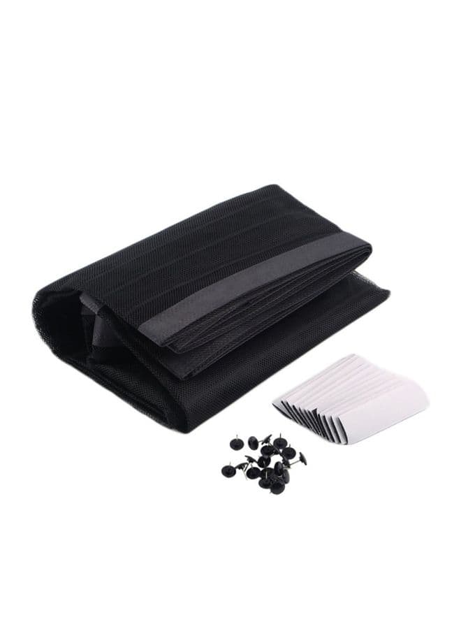 Summer Anti Mosquito Curtain Magnetic Curtains Automatic Closing Door Screen Black