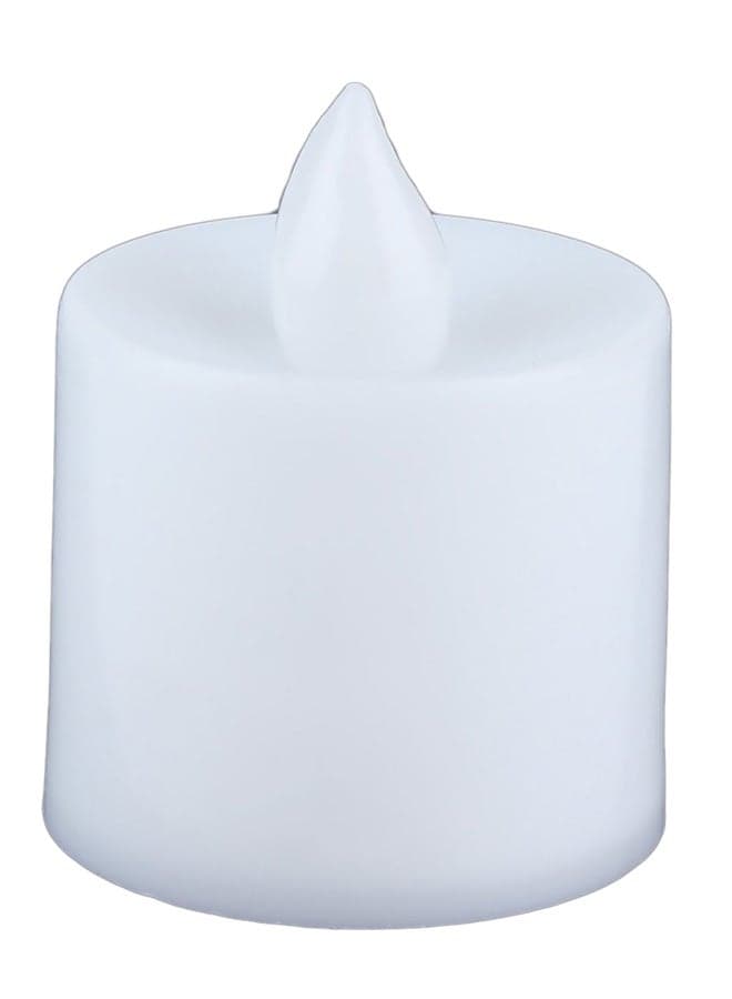 LED Flash Flameless Candle Light Lamp Bithday Dinner Spa Party Pub Room Decor White