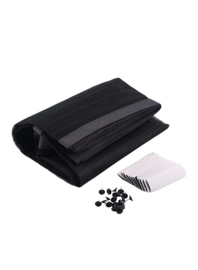 Summer Anti Mosquito Curtain Magnetic Curtains Automatic Closing Door Screen Black