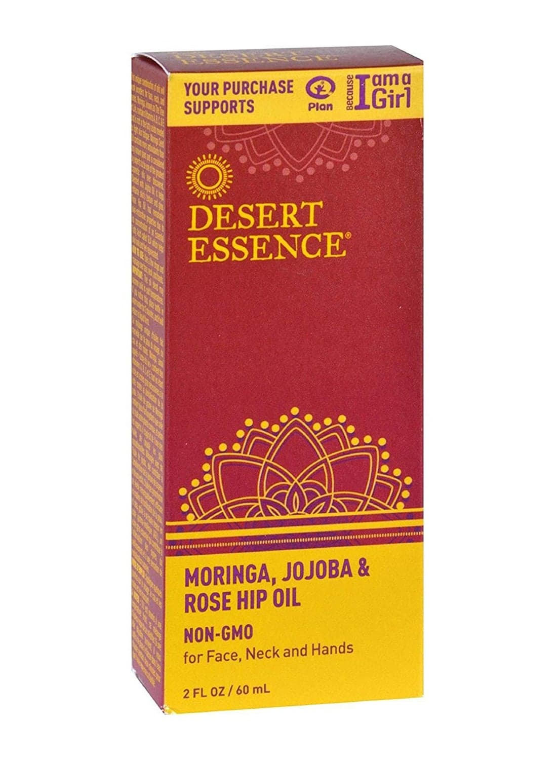 Pack of 2 Moringa Jojoba and Rose Hip Oil 60ml