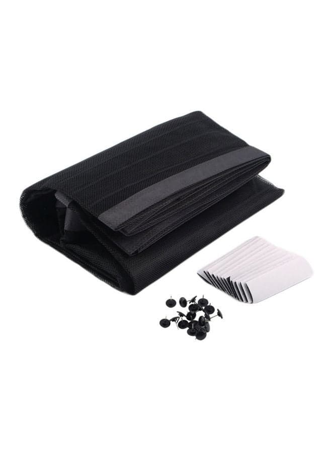 Anti Mosquito Magnetic Door Screen Black