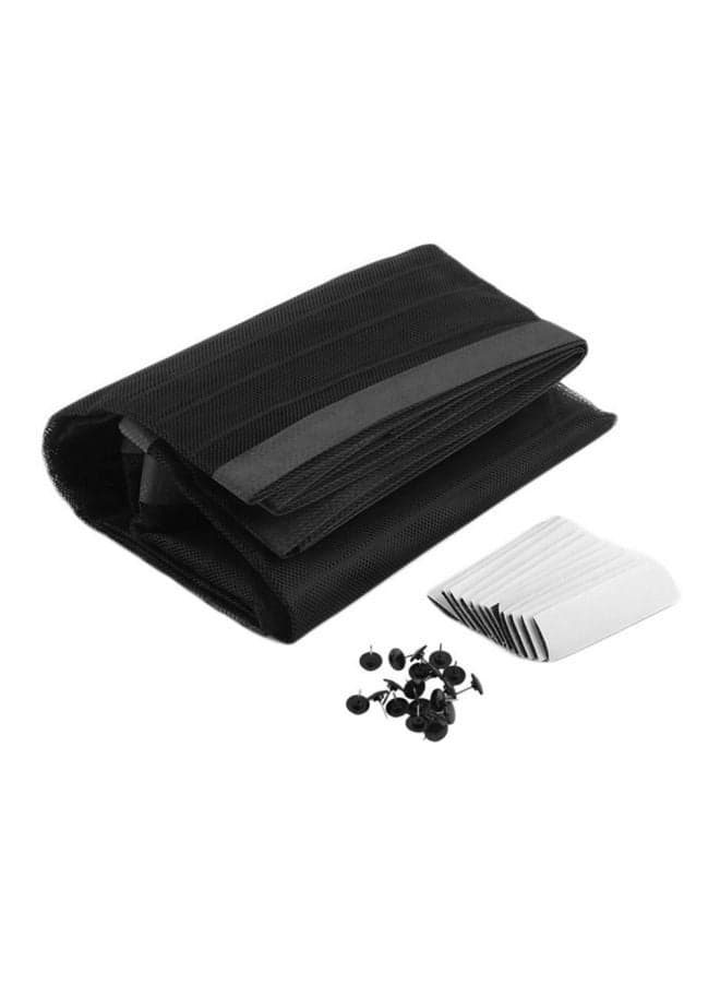 Anti Mosquito Magnetic Door Screen Black/Grey