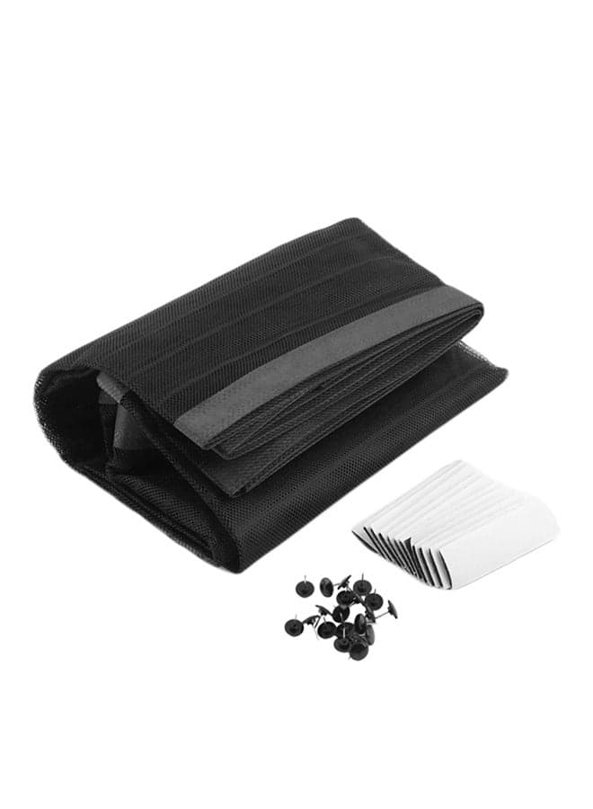Magnetic Anti-Bug Curtain White/Black