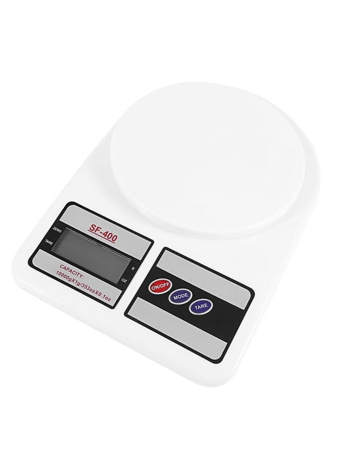 Digital Electronic Scale White/Black/Red 24x16.5x3.5cm