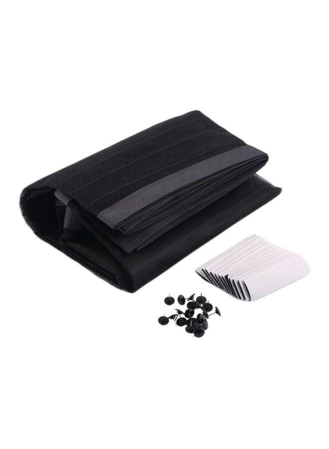 Anti Mosquito Magnetic Door Screen Black