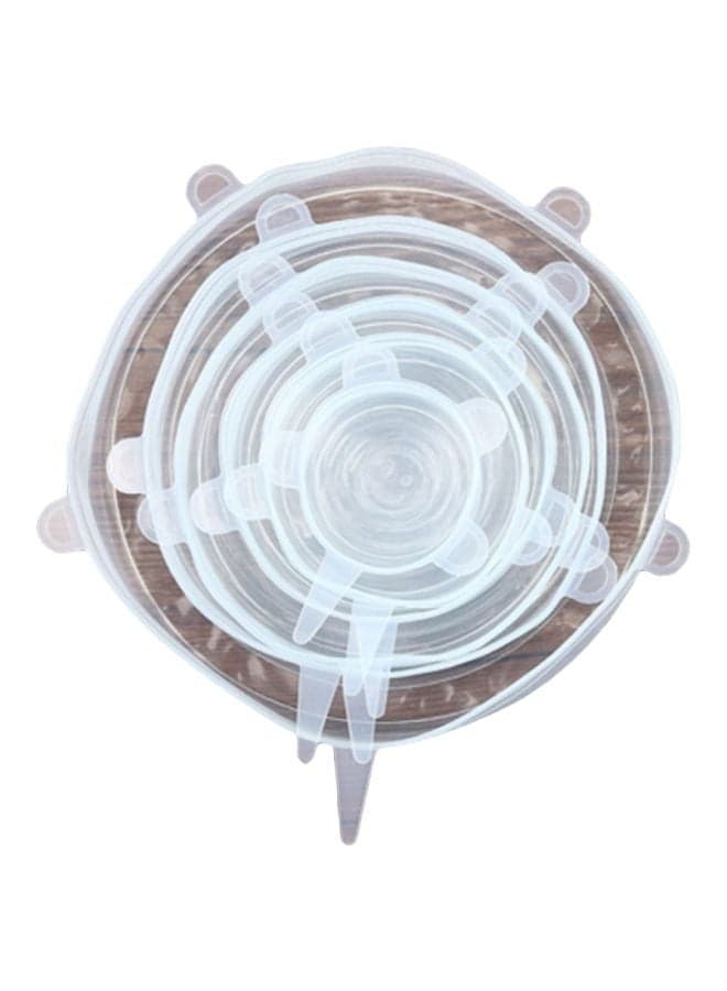 6-Piece Lid Bowl Cover Set Blue