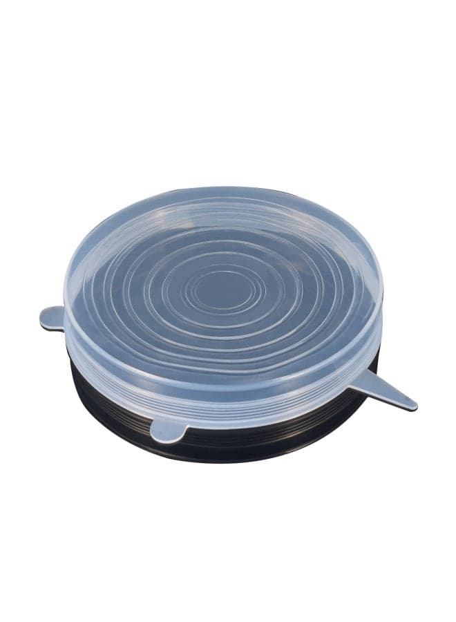 6-Piece Vacuum Seal Bowl Cover Clear