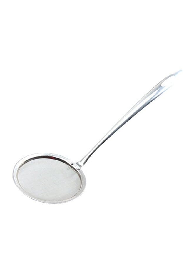 Stainless Steel Colander Spoon Silver 250x75mm