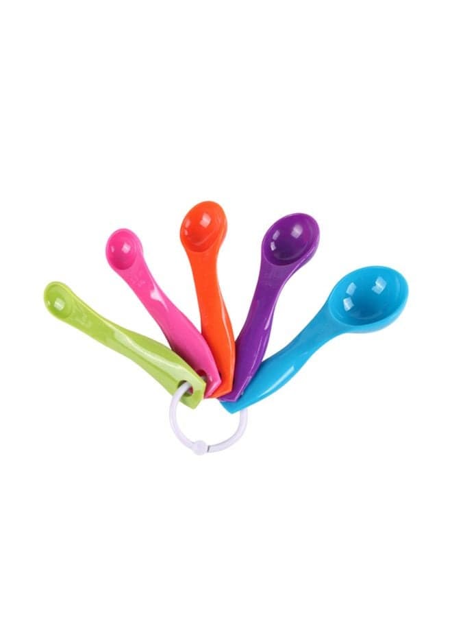 5-Piece Measuring Spoon Set Multicolour 12x5x3cm