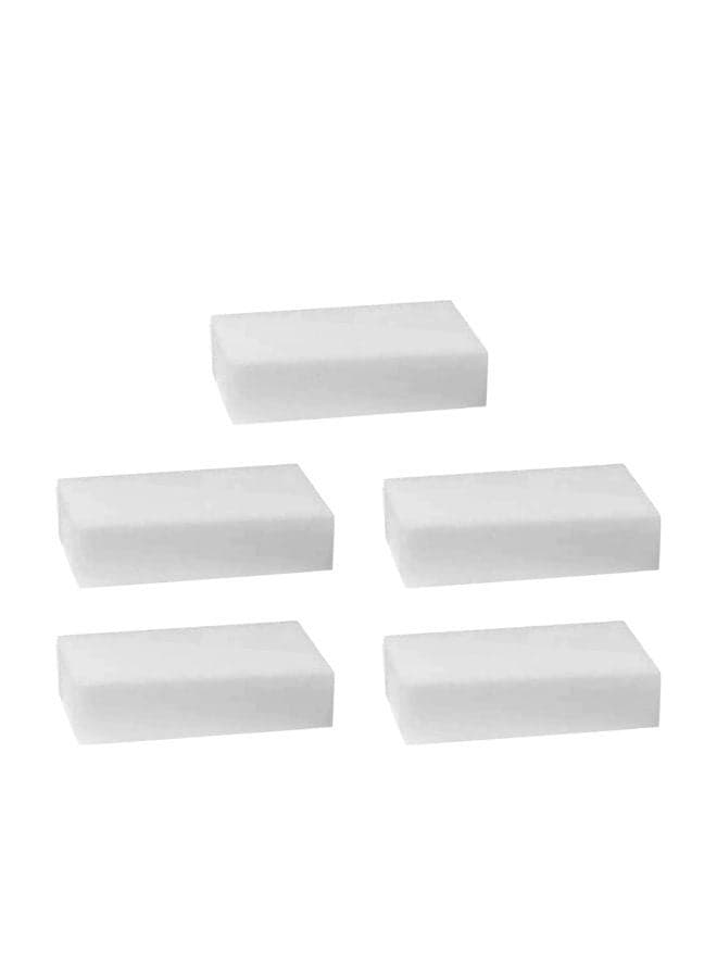 5-Piece Sponge White 12x10x6cm
