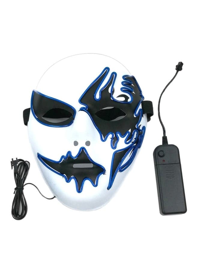 Halloween Birthday Party Mask With LED One Size