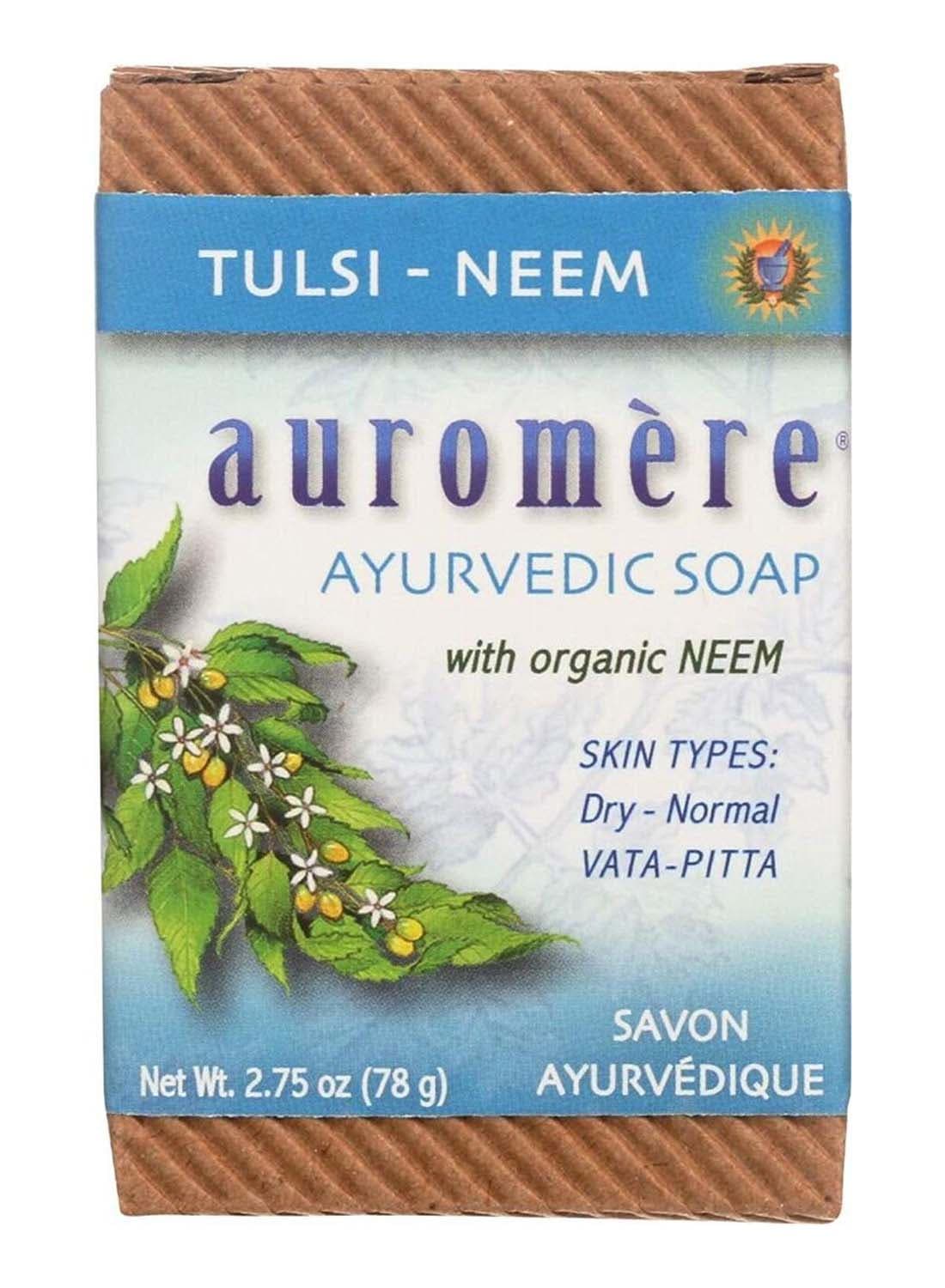 Tulsi Neem Ayurvedic Bar Soap Brown