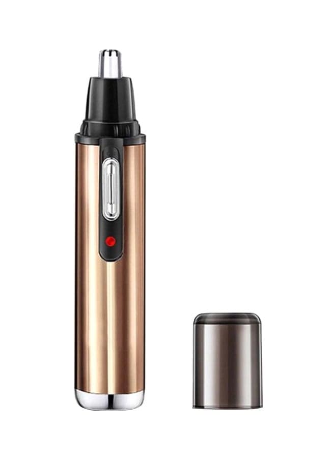Rechargeable Nose Hair Trimmer Brown/Black/Silver 13x2.2cm