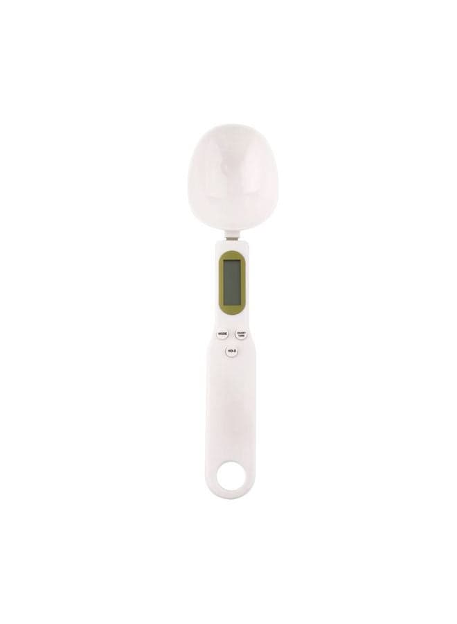 LCD Digital Kitchen Measuring Spoon White/Yellow/Grey 25x8.5x2.5cm