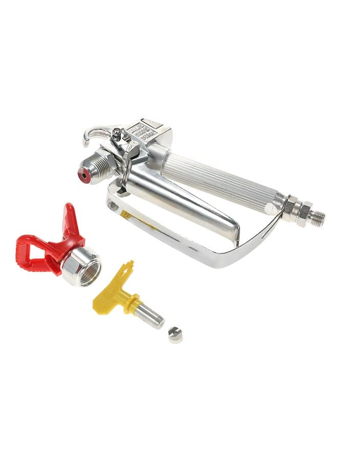 Airless Paint Spray Gun With Spray Tip And Nozzle Guard Multicolour 0.632kg