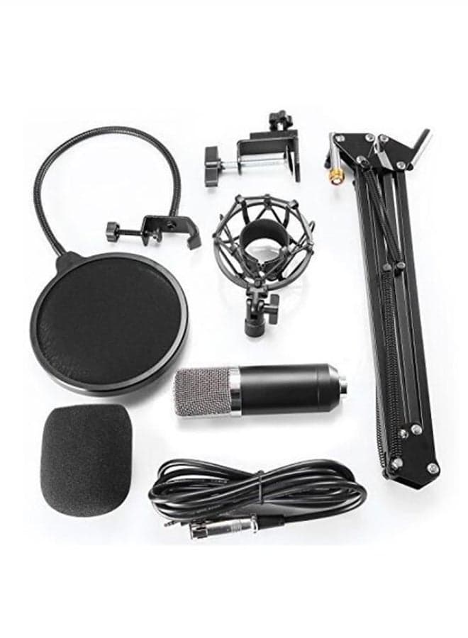 Broadcasting Recording Condenser Microphone Kit 3237200182 Black
