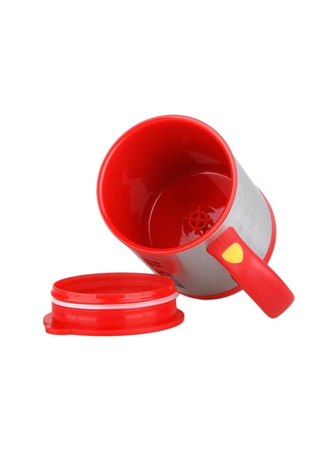 Self Stirring Auto Mixing Tea Coffee Mug Red 400ml