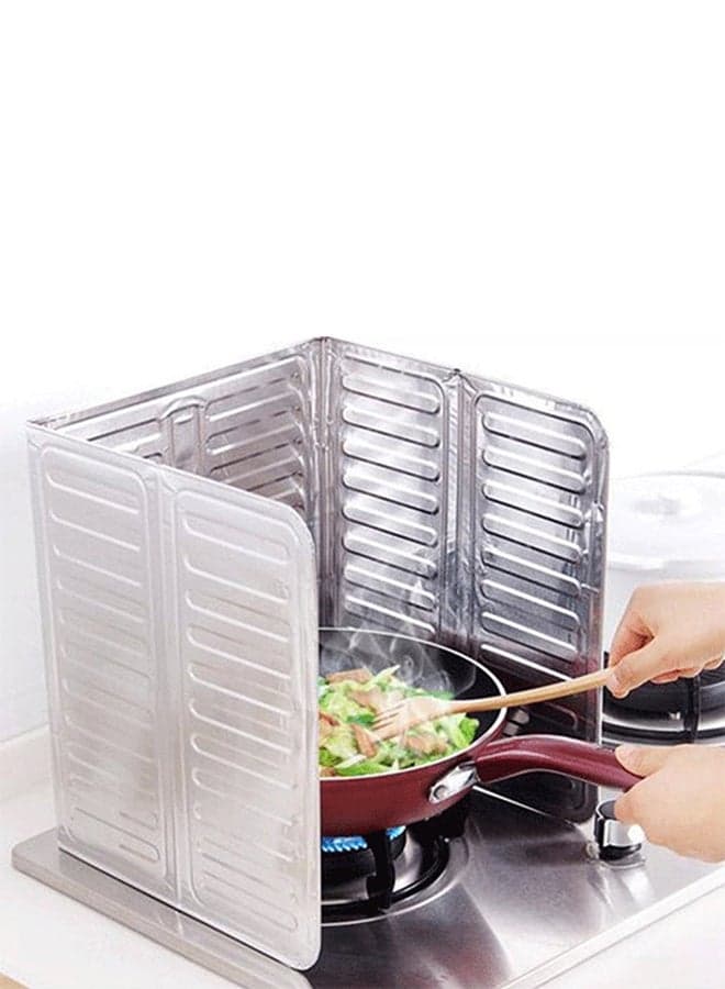 Kitchen Frying Pan Oil Splatter Screen Cover Anti Splatter Guard Shield 30x2x2cm
