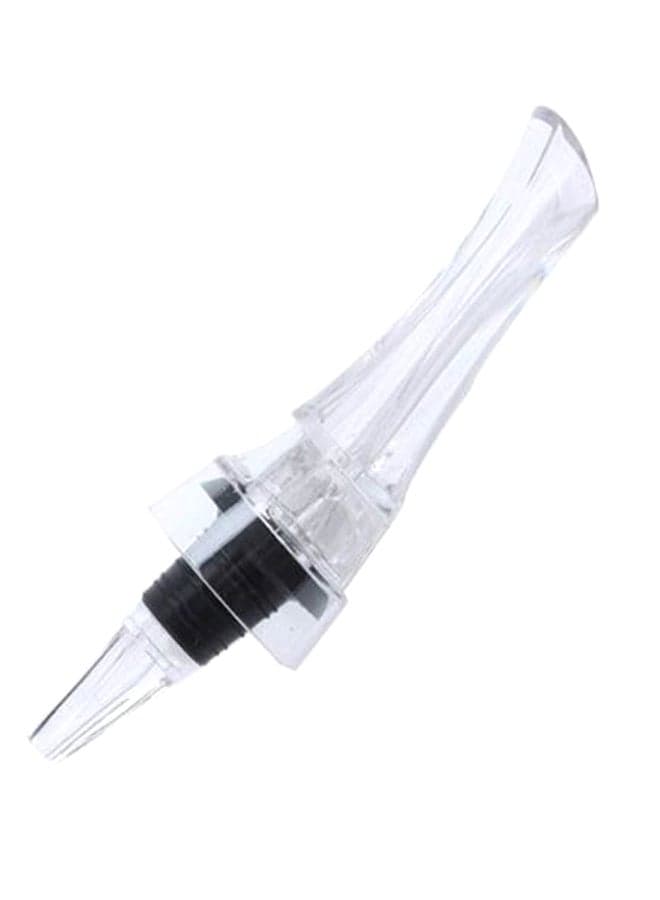Red Wine Aerating Pourer Spout Clear/Black