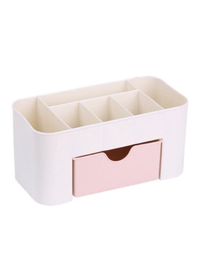 Makeup Organizer Plastic Storage Pink 2.3*1.2*1.1cm
