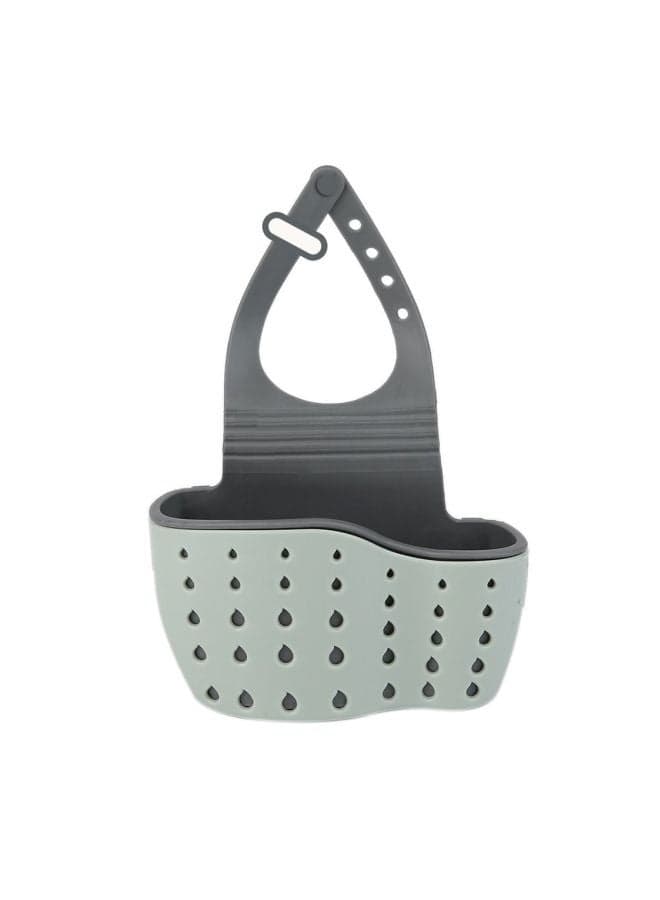 Kitchen Hanging Drain Basket Grey 13x5x21cm