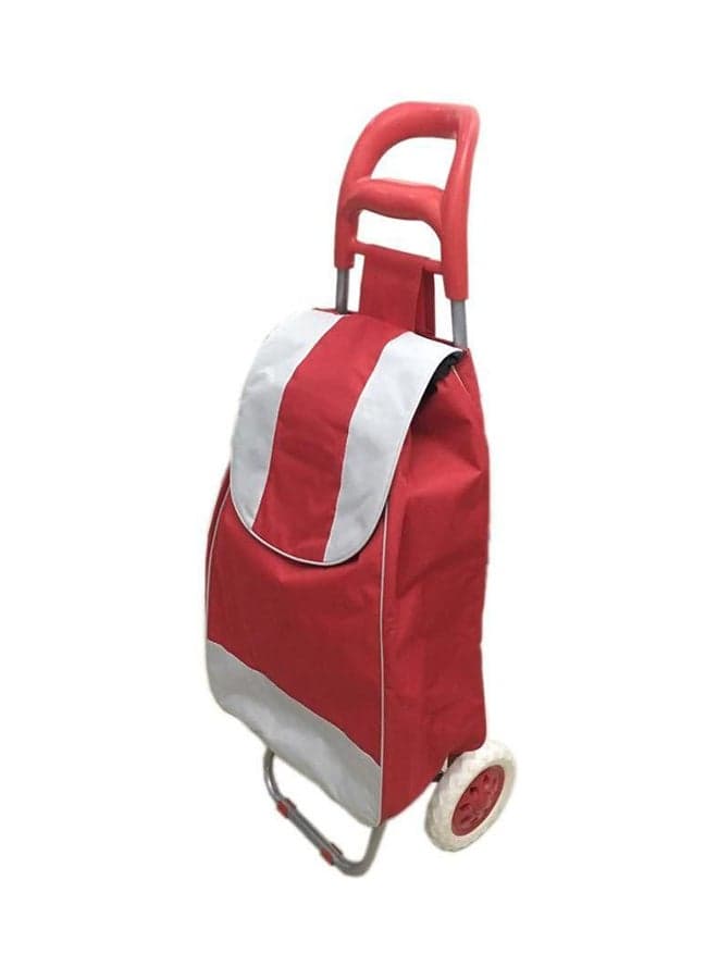 Portable Foldable Trolley Bag Red 10cm