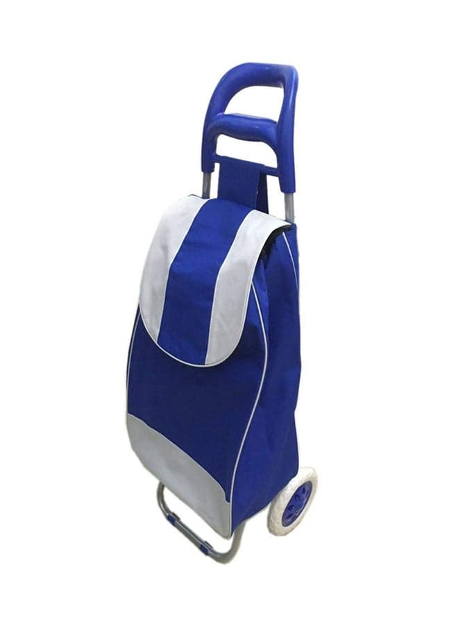Portable Foldable Trolley Bag Blue 10cm
