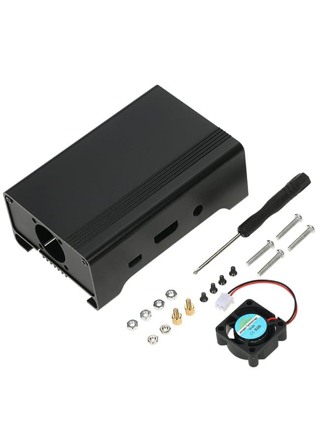 Aluminum Alloy Protective Case Housing Shell Enclosure Box Black 0.159kg