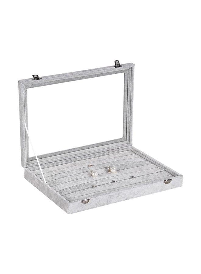 Velvet Flannelette Rings Jewelry Box