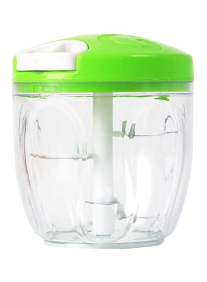 Multi-Function Hand-Drawn Rope Grinder Green/Clear 13X13centimeter