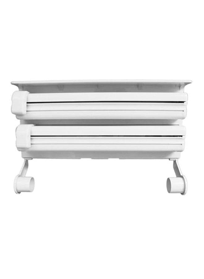 Triple Paper Dispenser White 28 x 48cm