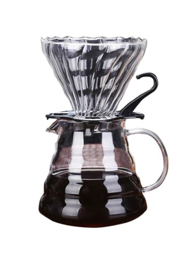 Manual Hand Drip Coffee Maker 400ml G660 Silver