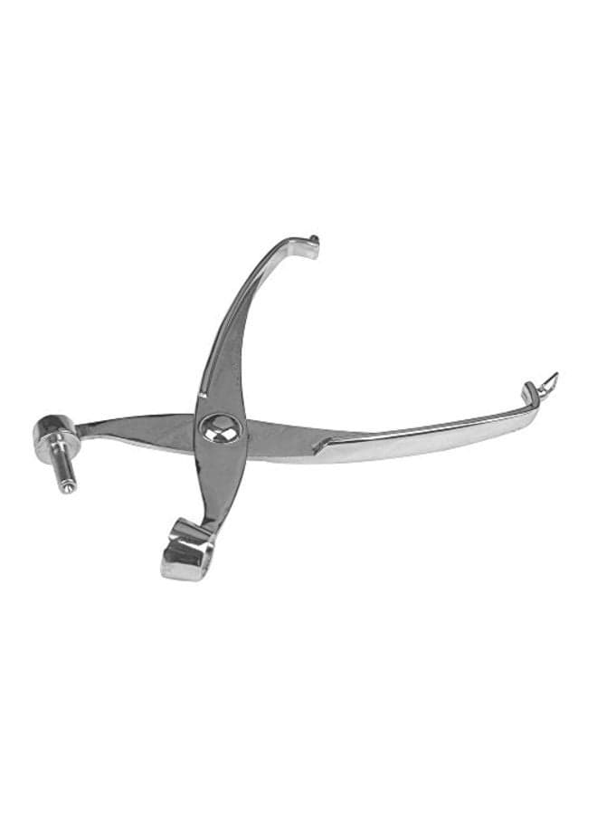Zinc Alloy Cherry Pitter Silver/Black 0.5x1.5x7.5inch