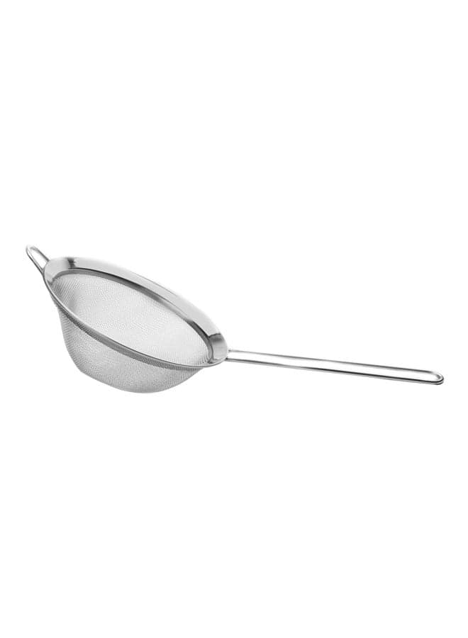 Stainless Steel Mesh Strainer Silver 3.5x16.5x7inch