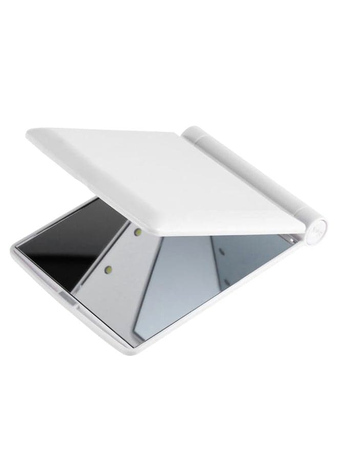 11-LED Portable Compact Pocket Mirror White