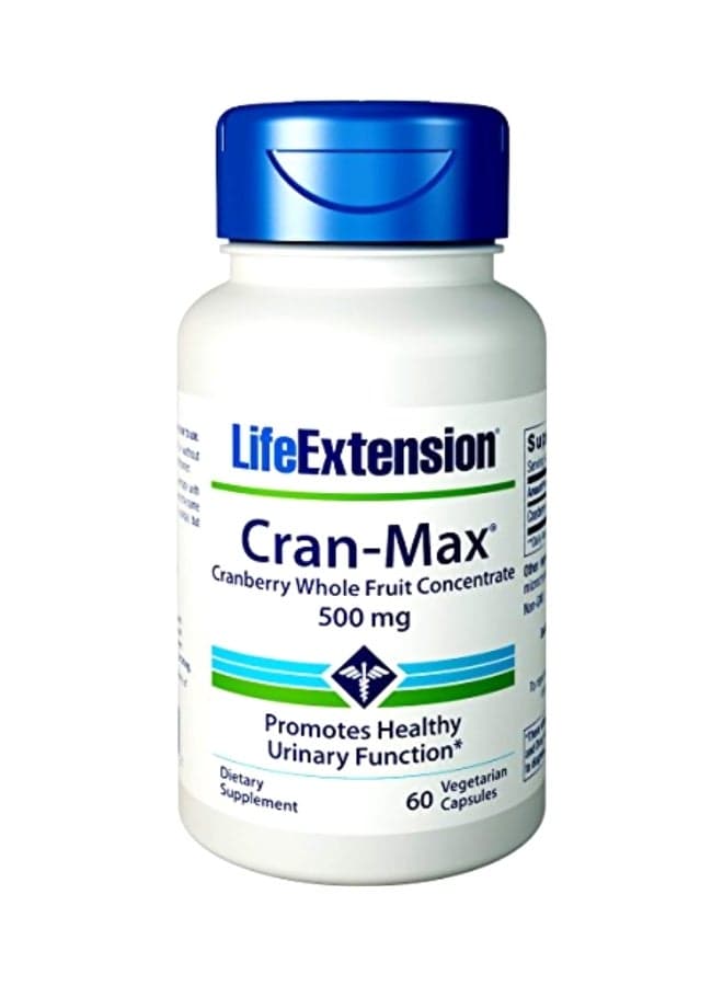 Cran Max 500mg Canberry Whole Fruit Concentrate