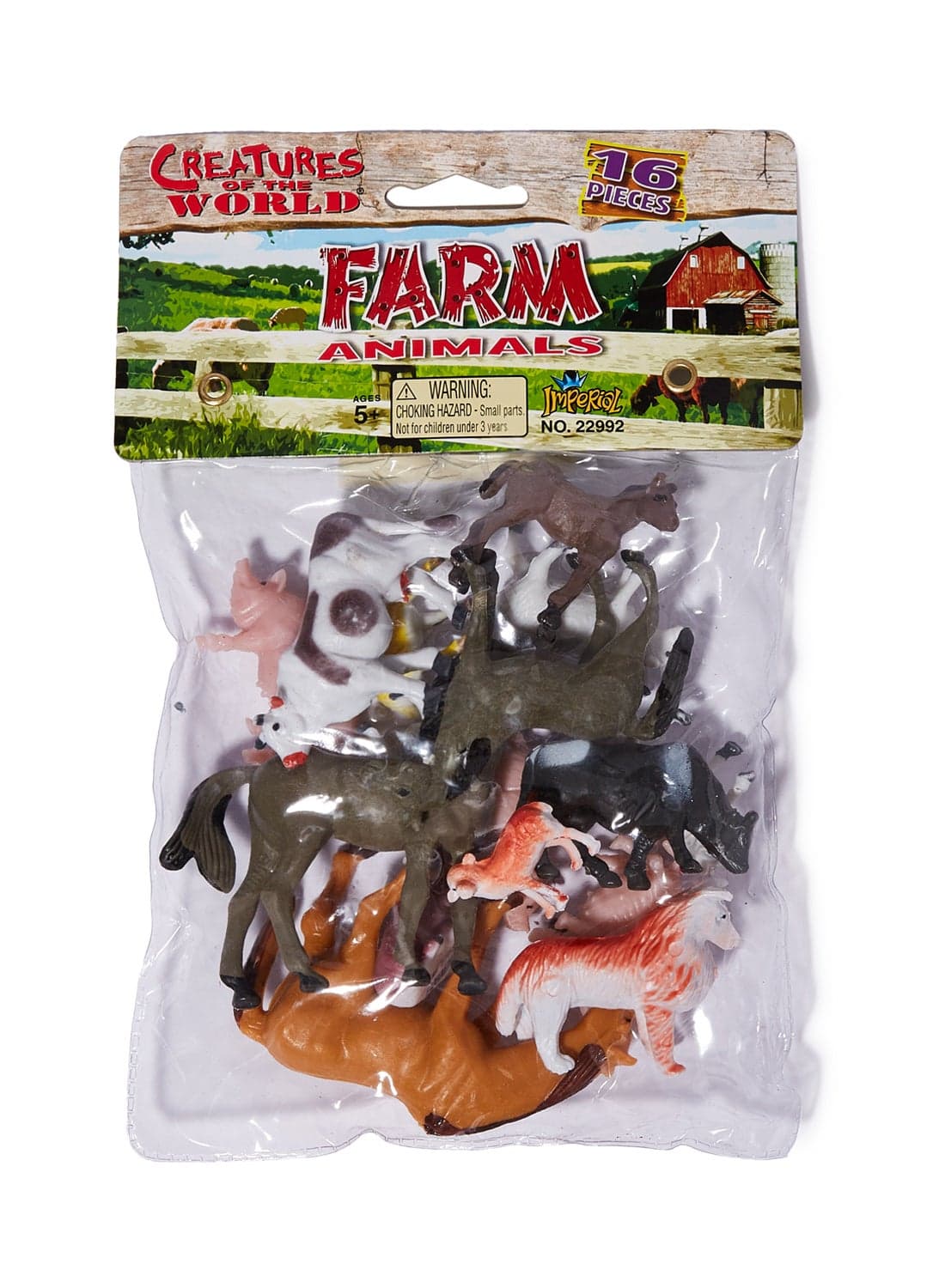 16-Piece Farm Animals
