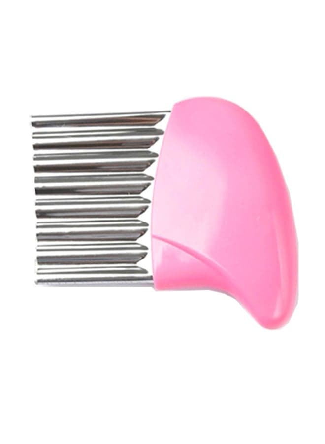 Stainless Steel Potato Cutter Pink/Silver 10.7 x 7.7cm