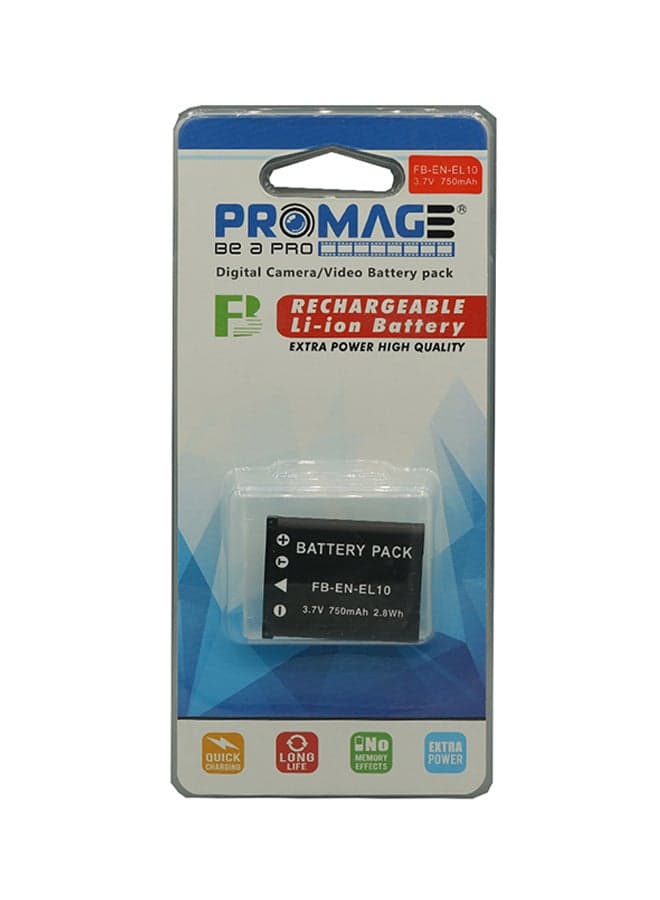 Battery For Nikon ENEL10 Black