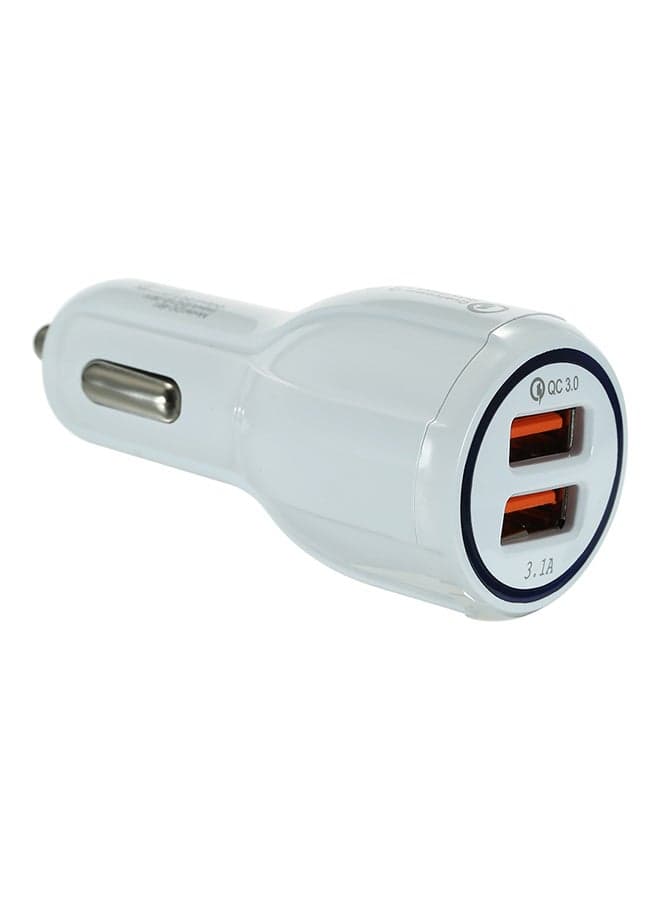 Qc3.0 Dual USB Fast Charging Car Charger