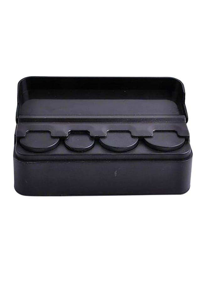 Portable Car Plastic Coin Holder Change Storage Box