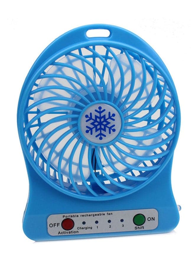 USB Rechargeable Portable Mini Fan lcb190501043 Blue