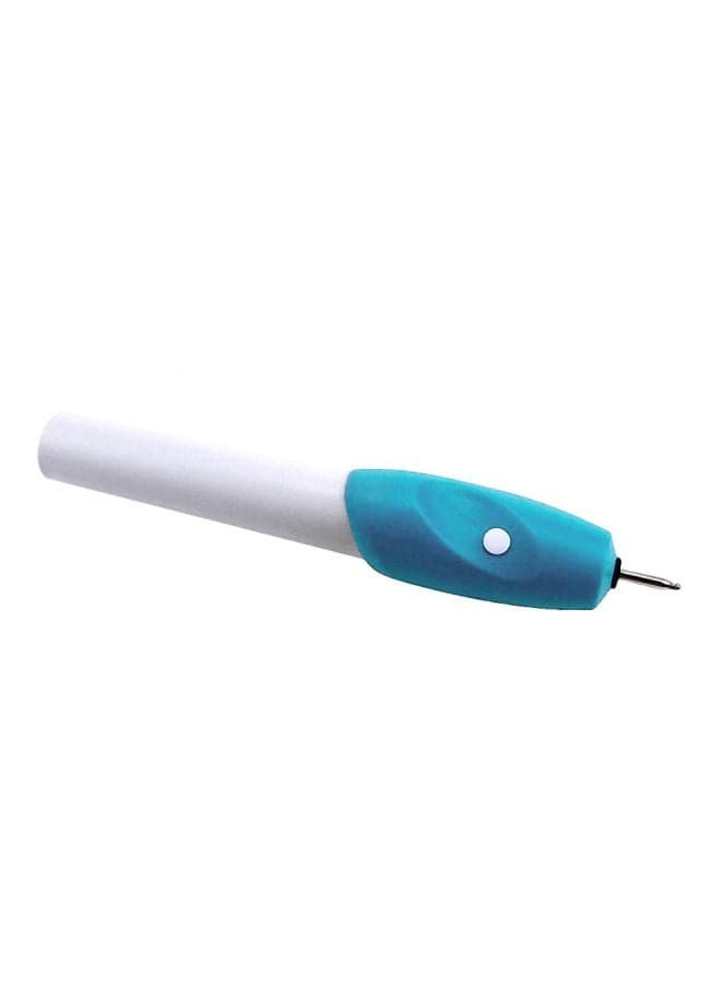 Electric Engraver Pen White/Blue