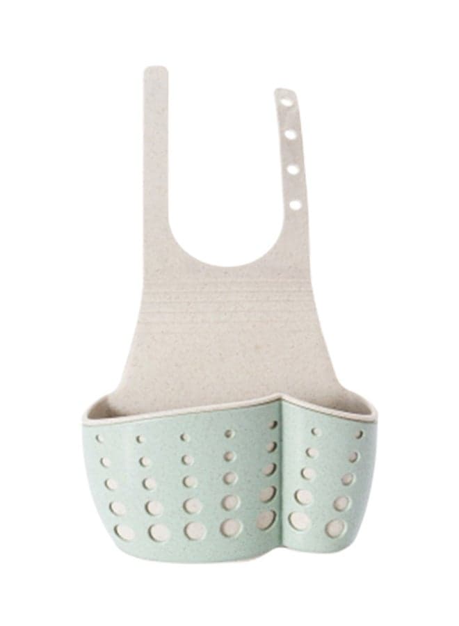 Drain Kitchen Storage Basket Rack Green 9.6 x 5.7 x 1.8inch