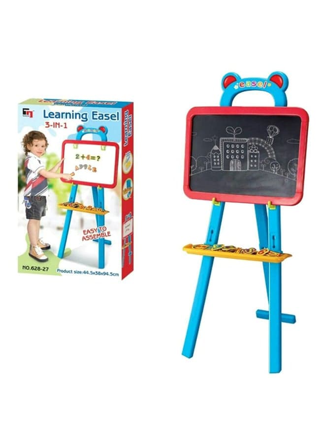 Easel 3-In-1 Writing Board 628 27 Black/Blue/Red